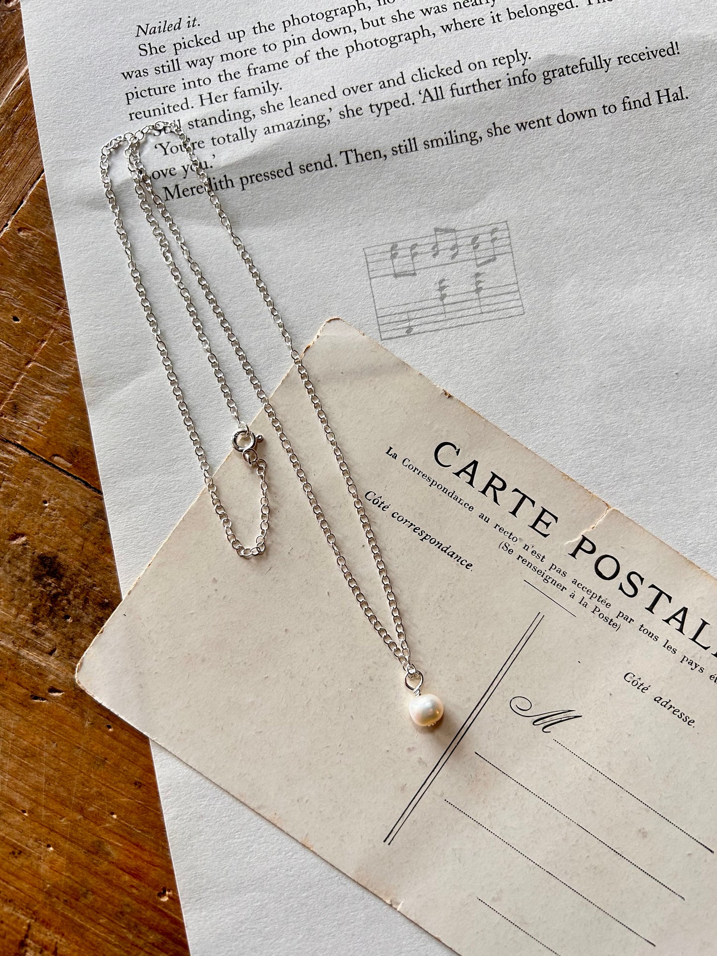 Freshwater pearl necklace