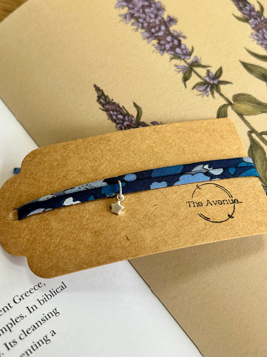 Fabric Bracelet Betsy Marine Liberty Solid Star 💙