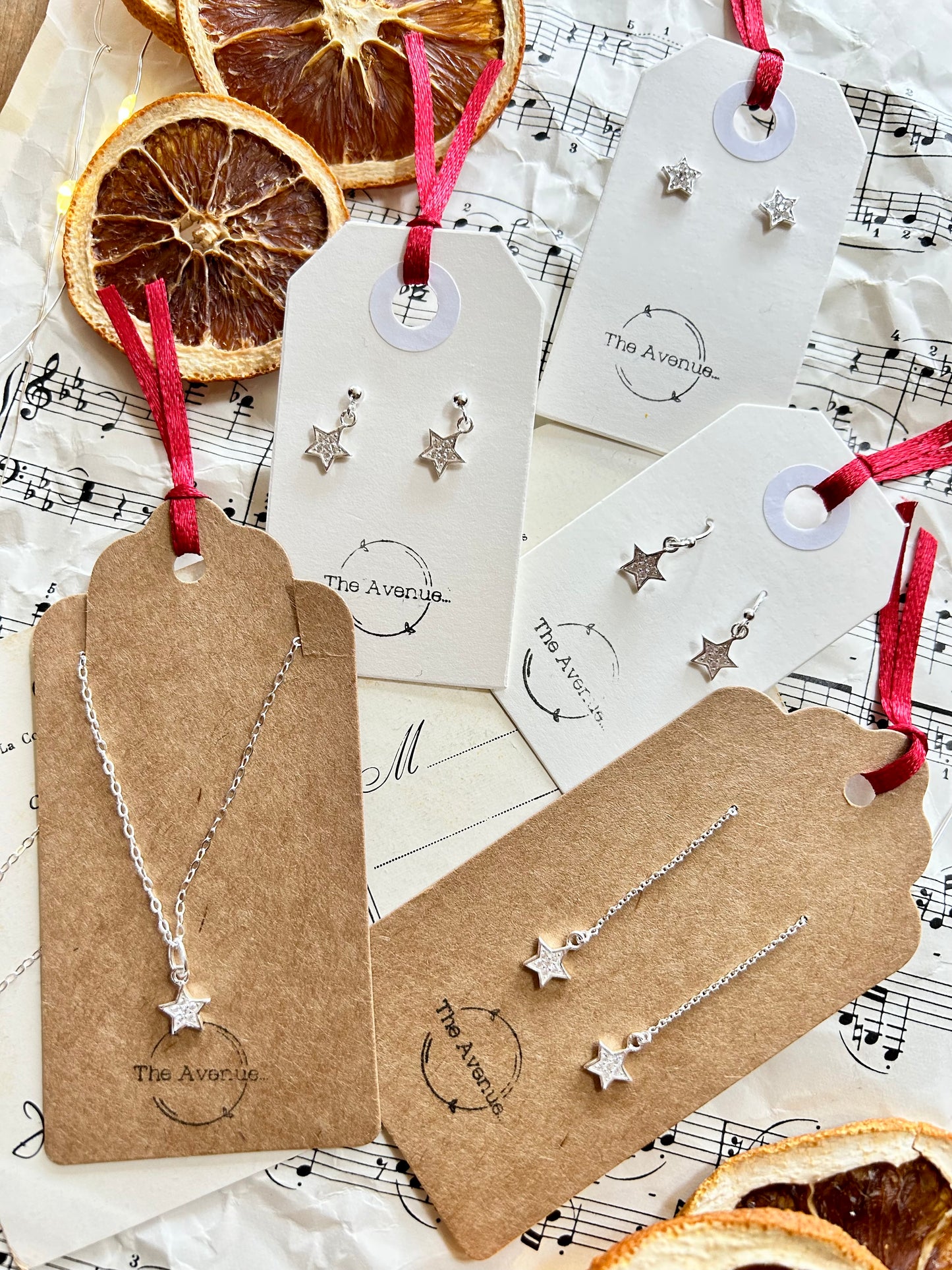 Sparkle Star Dangle Stud Backs ⭐️