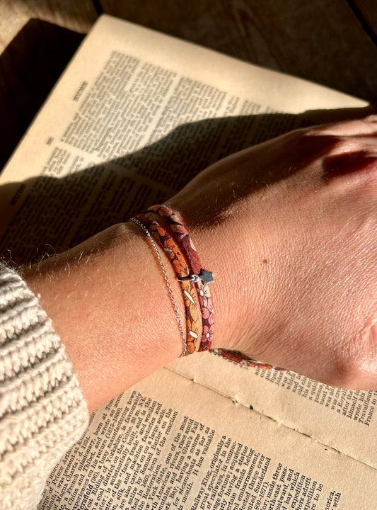 Fabric bracelet…Liberty of London (solid star) Ciara Autumn ✨
