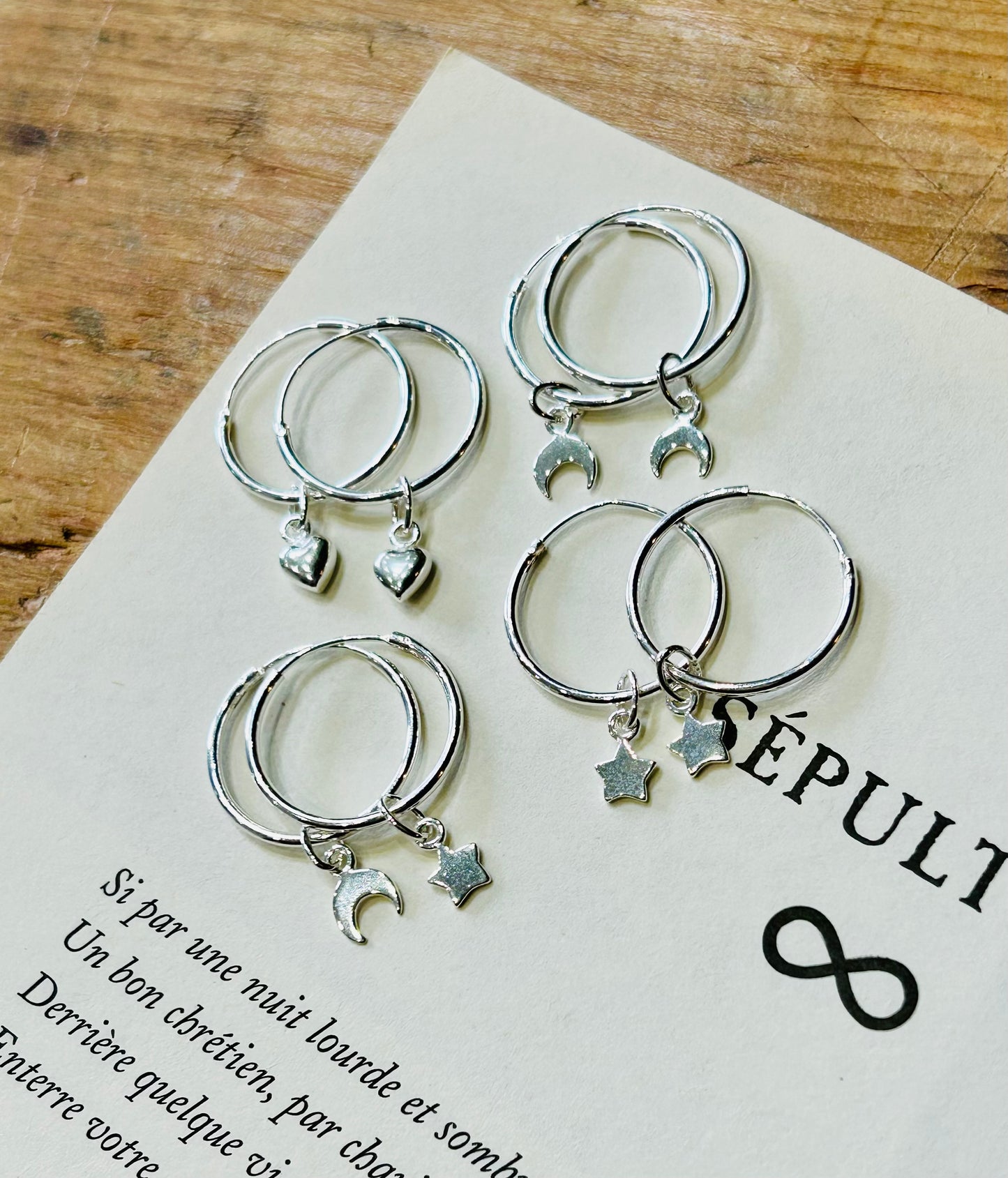 Heart sleeper hoops