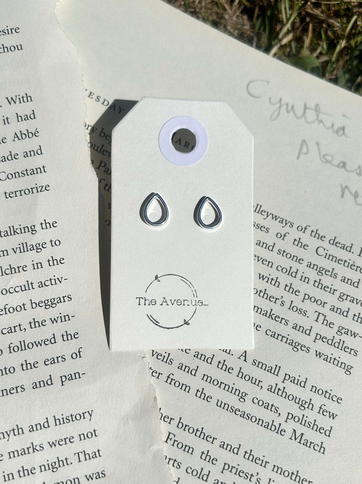 Teardrop Stud Earrings